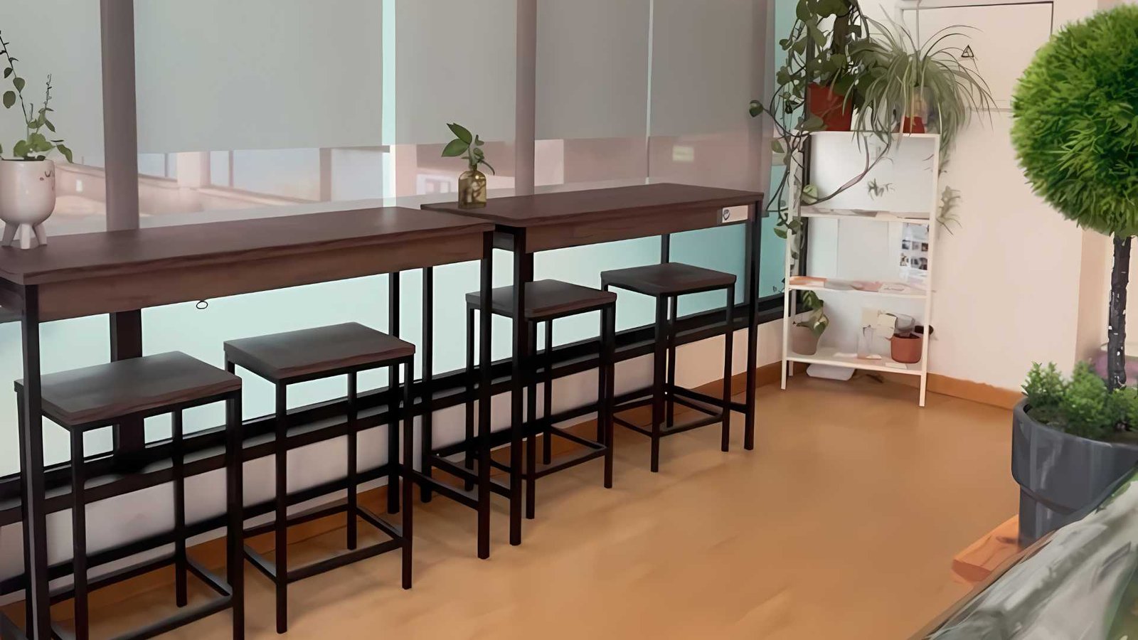 Detalhe da decoração do espaço